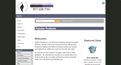 Desktop Screenshot of identitypromotionsllc.com