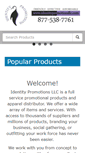 Mobile Screenshot of identitypromotionsllc.com